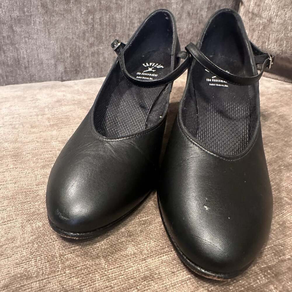 Capezio Women's Leather Mary Jane Dance Shoes Size 11 M Black